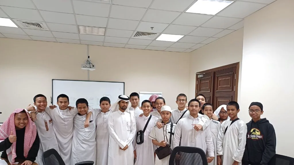 Bersama Ketua Tadrib di Mahad Lughoh Universitas Islam Madinah